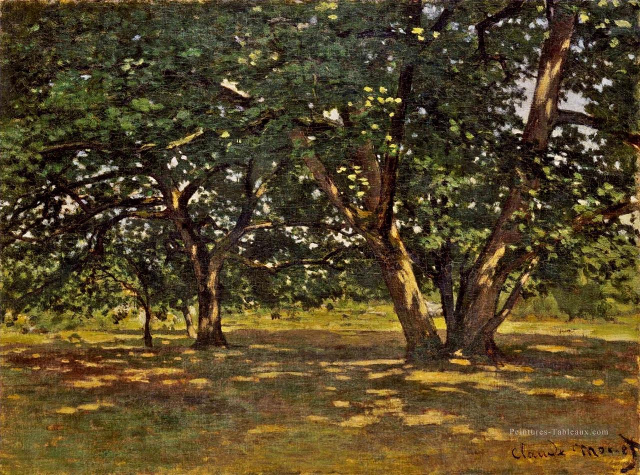 Forêt de Fontainebleau Claude Monet Peintures à l'huile